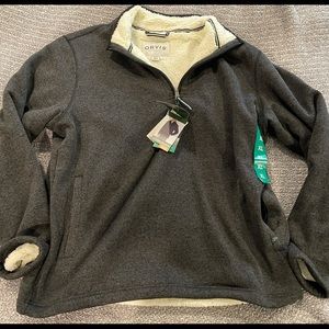 1/4 Zip Sherpa Lined Pullover